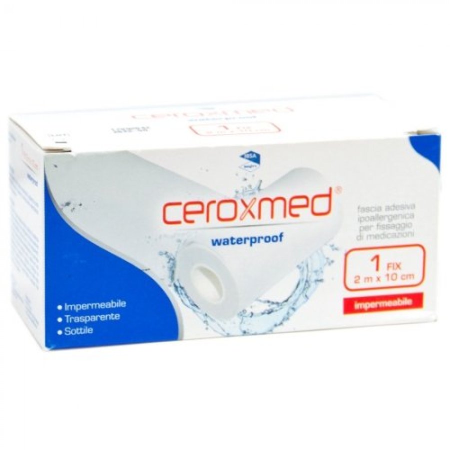 Ceroxmed Waterproof Fascia Adesiva 10cmx2m - Protezione Impermeabile per Medicazioni