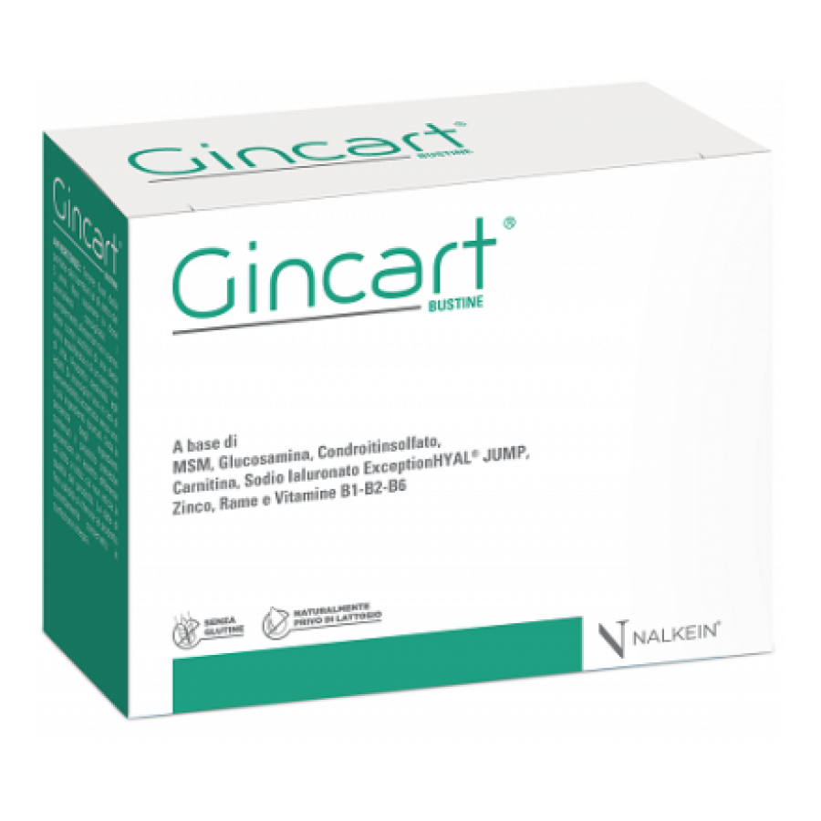 Gincart 18 Bustine 7g - Integratore per Articolazioni e Benessere Muscolare