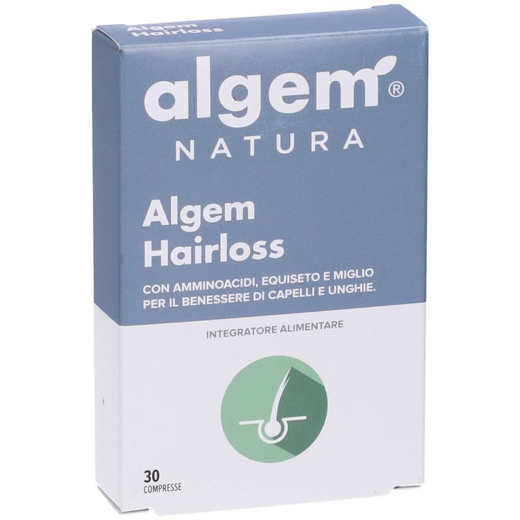 Algem Hairloss 30 Compresse - Integratore Benessere Capelli e Unghie Algem Hairloss 30 Compresse - Integratore Benessere Capelli e Unghie