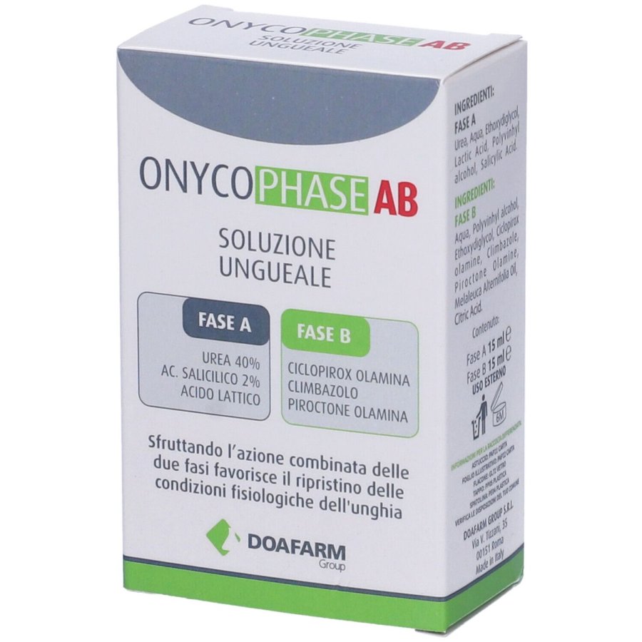 Onycophase&nbsp;Soluzione Ungueale, 15 ml + 15 ml