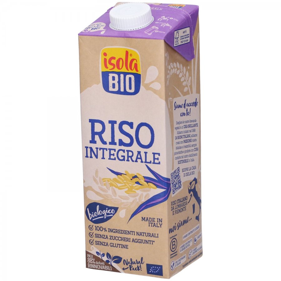 Isola Bio Bevanda Di Riso Integrale 1 Litro