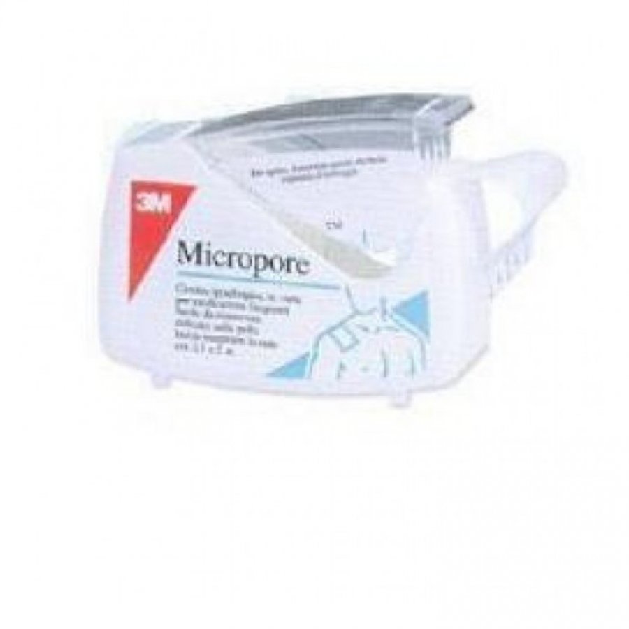 3M Cerotti Micropore 1,25x500cm - Cerotto Adesivo, Tipo Medicale, Quantità 1 Rotolo