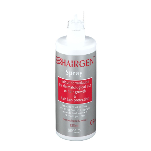 Hairgen Spray 125 ml, Dispositivo Medico, Stimola la Crescita dei Capelli, Contrasta la Caduta
