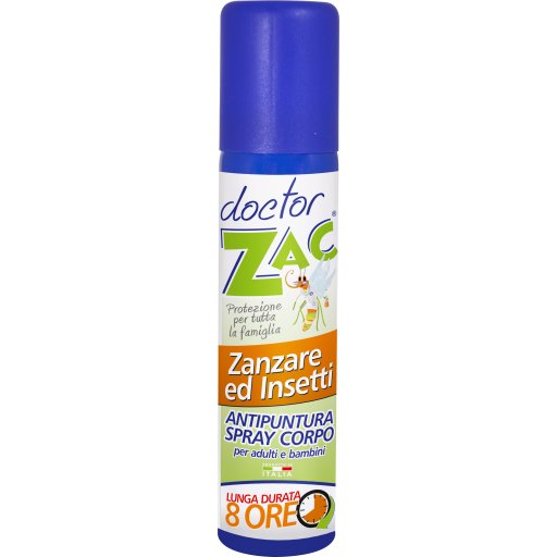 Doctor Zac, Spray Antipuntura Corpo, 100 ml