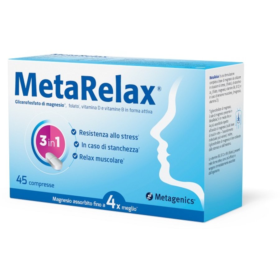 Metagenics Metarelax, 45 Compresse Metagenics Metarelax, 45 Compresse