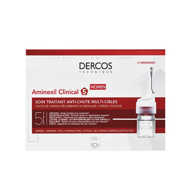 Vichy Dercos Aminexil trattamento anticaduta donna 21 fiale 21 x 6 ml Vichy Dercos Aminexil trattamento anticaduta donna 21 fiale 21 x 6 ml