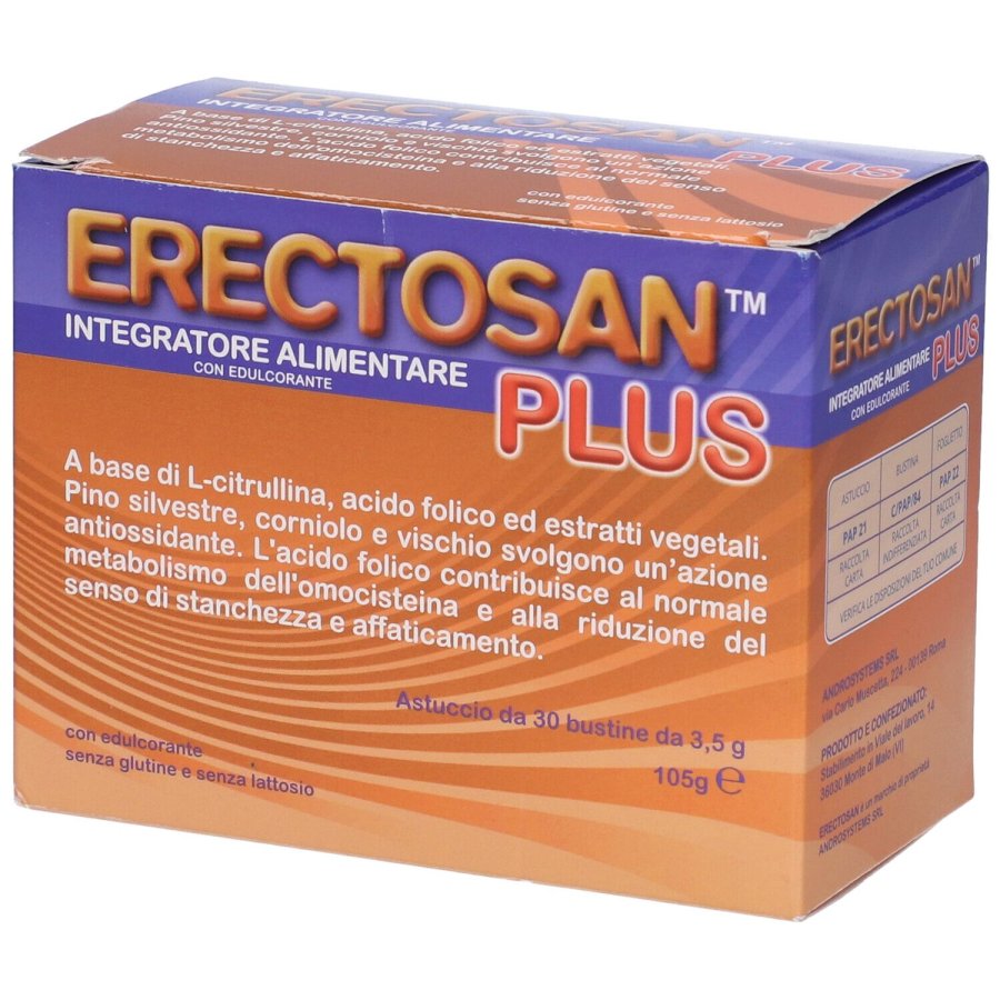 Androsystems, Erectosan Plus, 30 Bustine