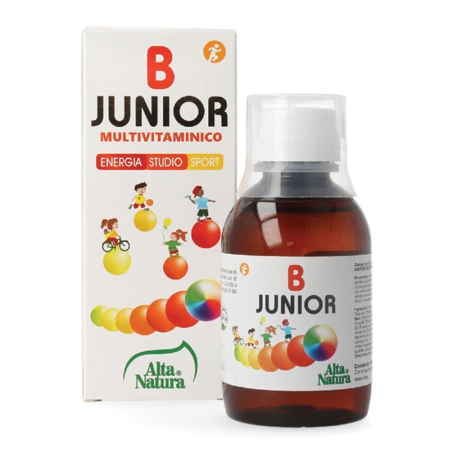 B-junior Multivitaminico 100 ml - Integratore Alimentare per Bambini - Favorisce la Crescita