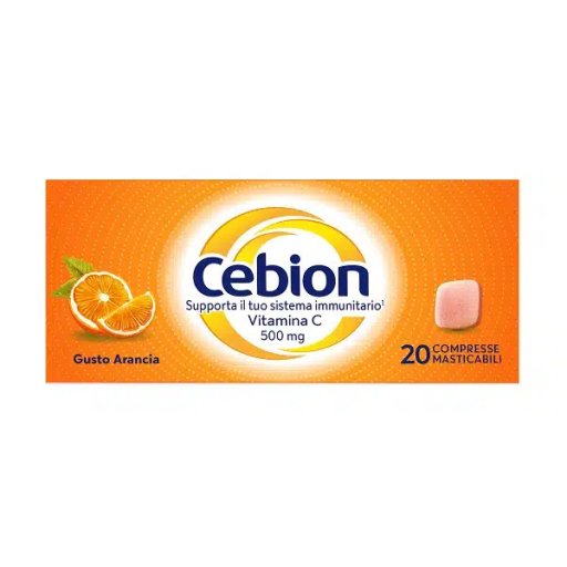 Cebion Arancia, 20 Compresse Masticabili