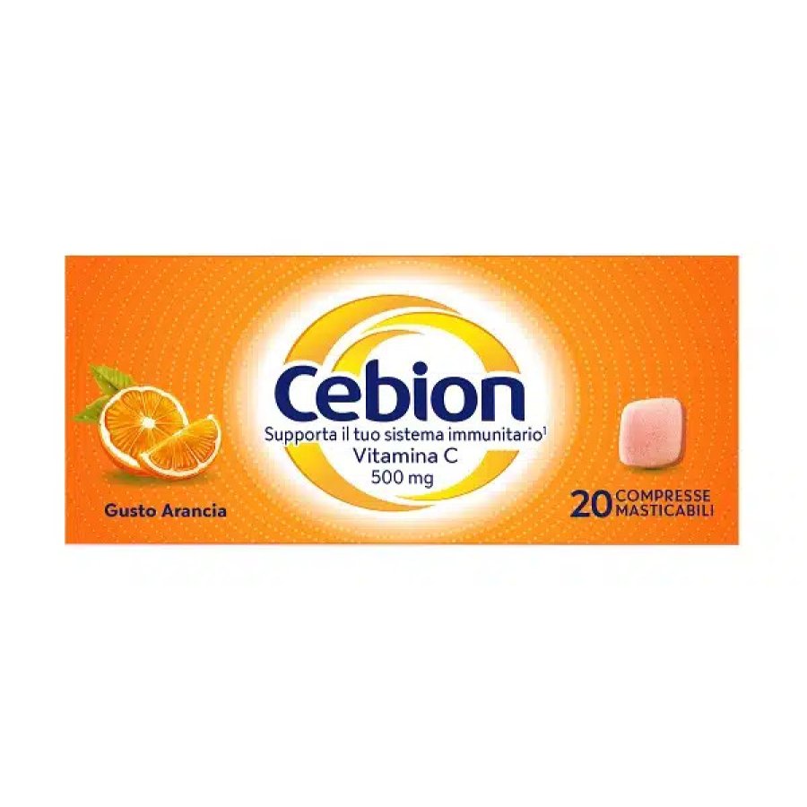 Cebion Arancia, 20 Compresse Masticabili Cebion Arancia, 20 Compresse Masticabili