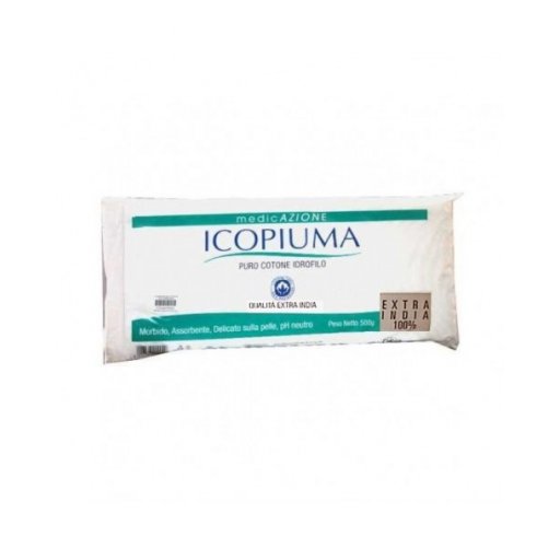 Icopiuma Cotone Idrofilo Extra India 500g - Cotone Idrofilo Extra-India di Alta Qualità