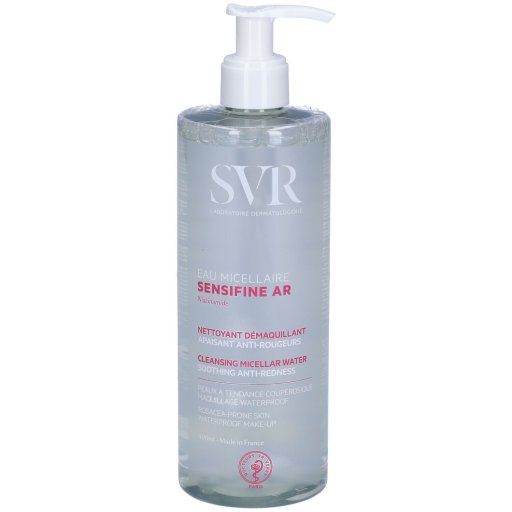 SVR - Sensifine AR Acqua Micellare 400 ml - Detergente e Struccante per Pelle Reattiva