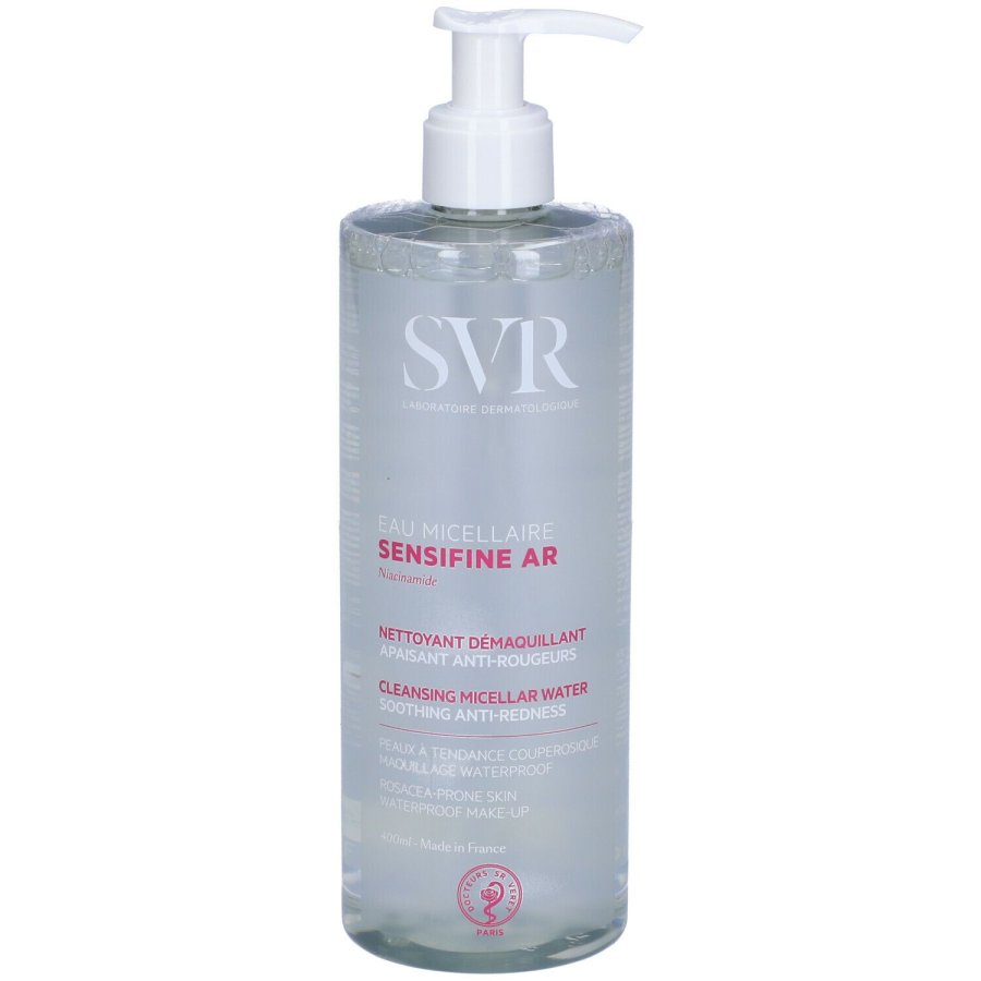 SVR - Sensifine AR Acqua Micellare 400 ml - Detergente e Struccante per Pelle Reattiva