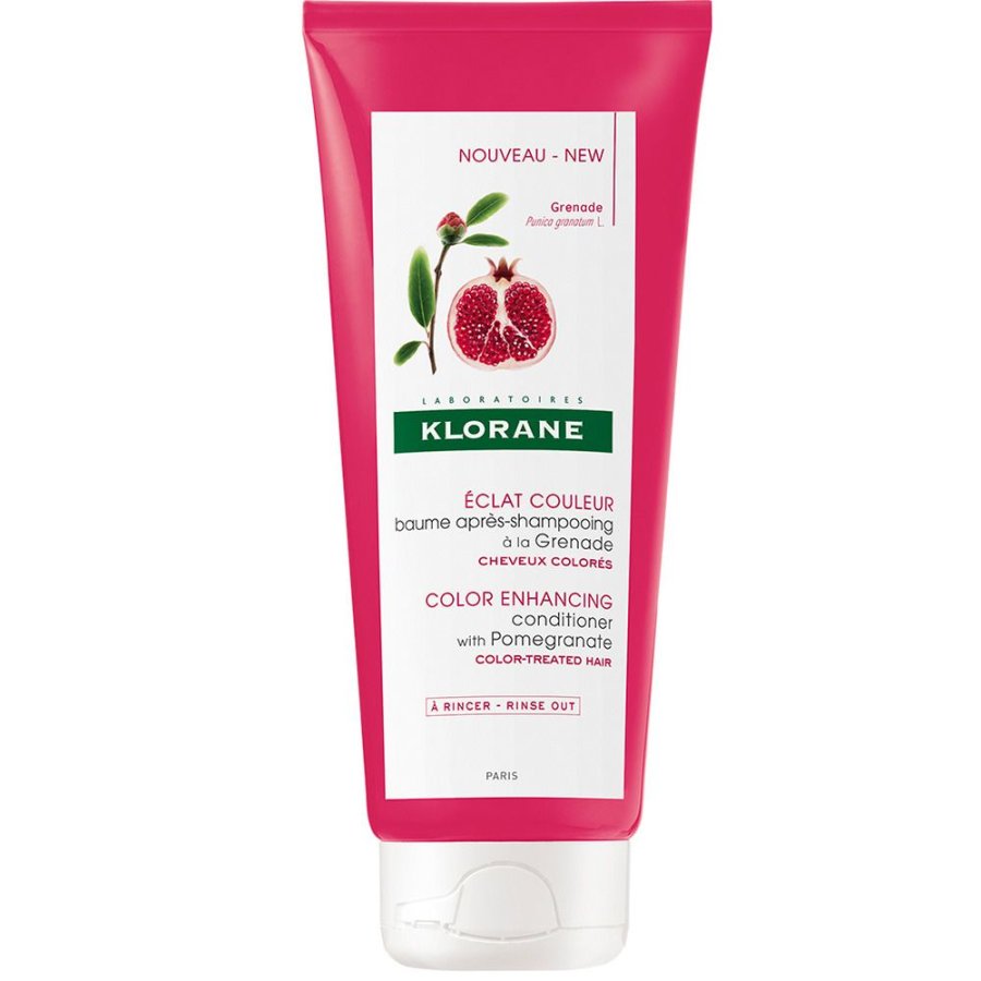 Klorane Balsamo al Melograno 200ml – Protezione Colore per Capelli Tinti