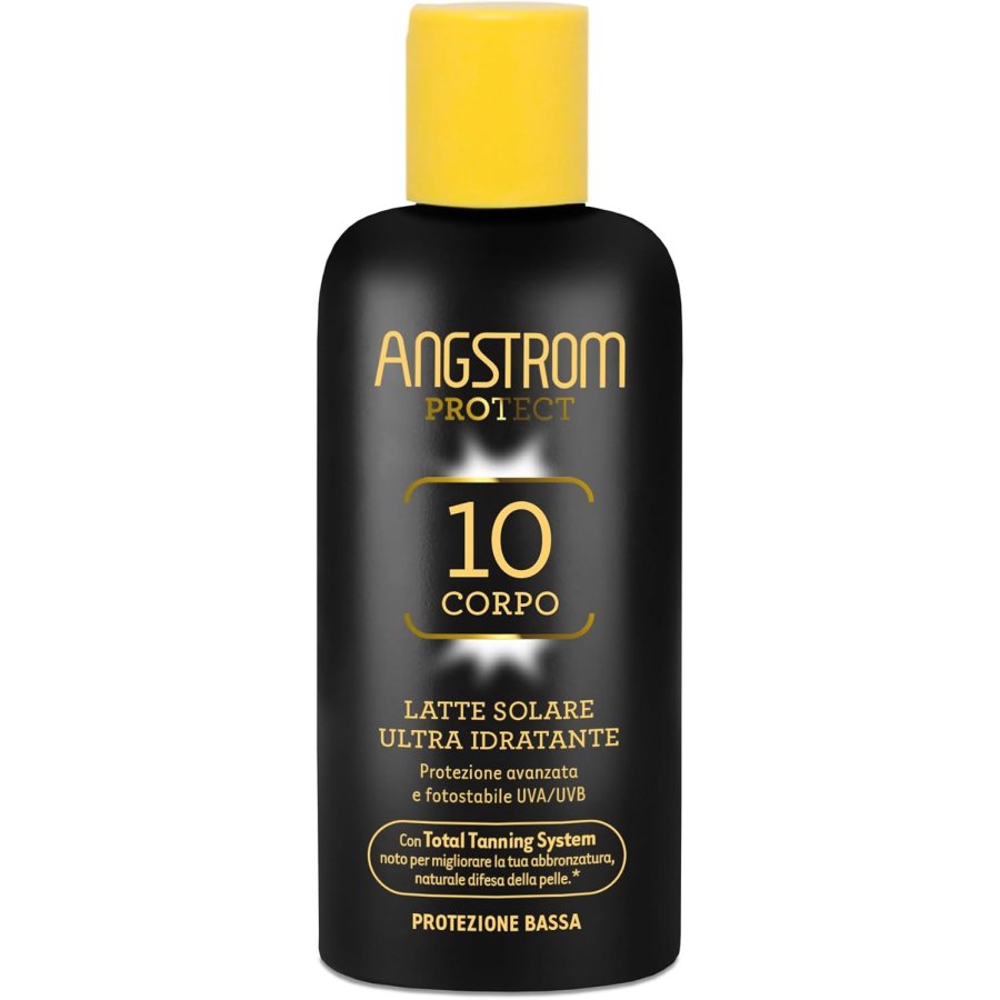 Angstrom Hydraxol Latte Solare Ultra Idratante Corpo SPF10, 200 ml