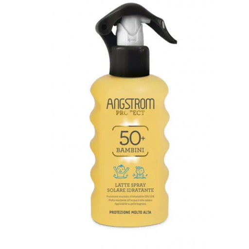 Angstrom Protect - Hydraxol Latte Solare Spray Bambini SPF50+ 175ml per protezione sicura e pelle delicata