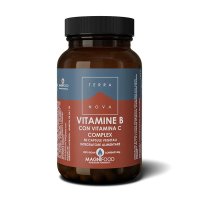 Terranova Complesso di Vitamine B con Vitamina C, 50 Capsule