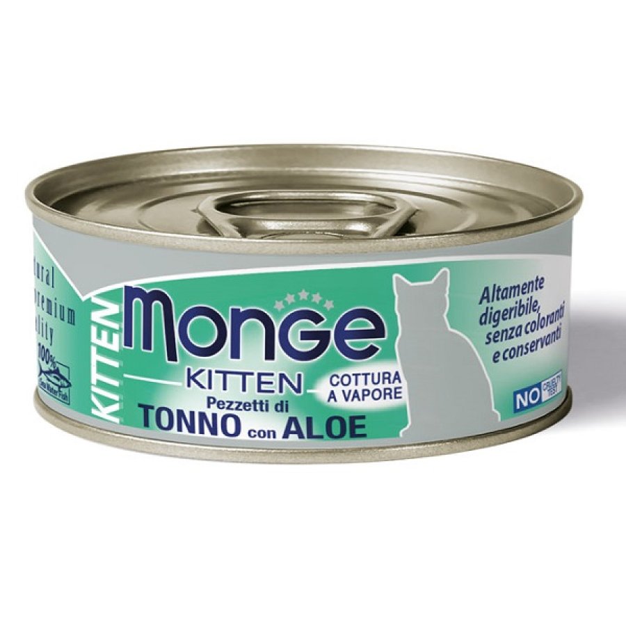 Monge Kitten Tonno con Aloe, 80 g