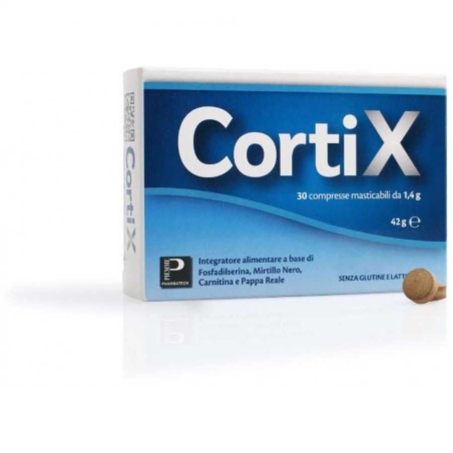 Piemme Pharmatech Cortix - Integratore per lo stress - 30 compresse masticabili