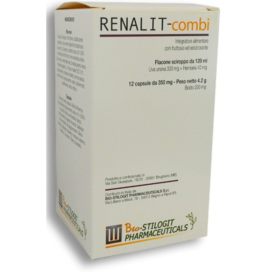 Renalit-Combi Integratore Alimentare - 12 Compresse + Sciroppo 120ml