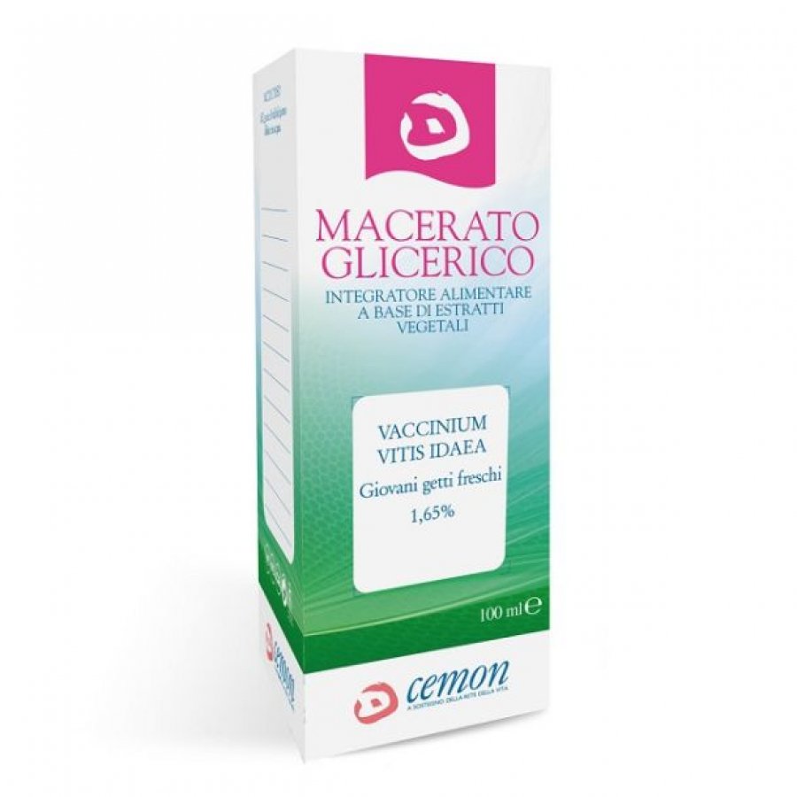 Vaccinium Vitis Idaea Giovani Getti Freschi - Macerato Glicerico 100ml, Integratore Alimentare