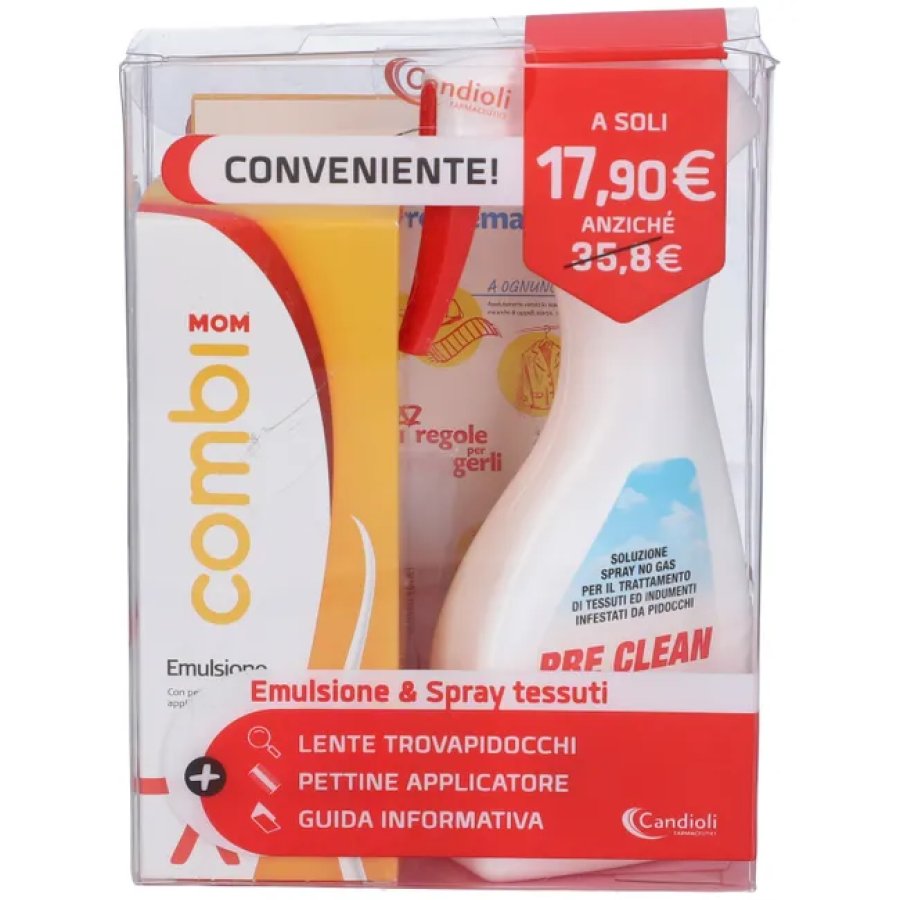 Candioli, Mom Kit Emergenza Pidocchi Emulsione 100 g + Pre Clean Spray 150 ml