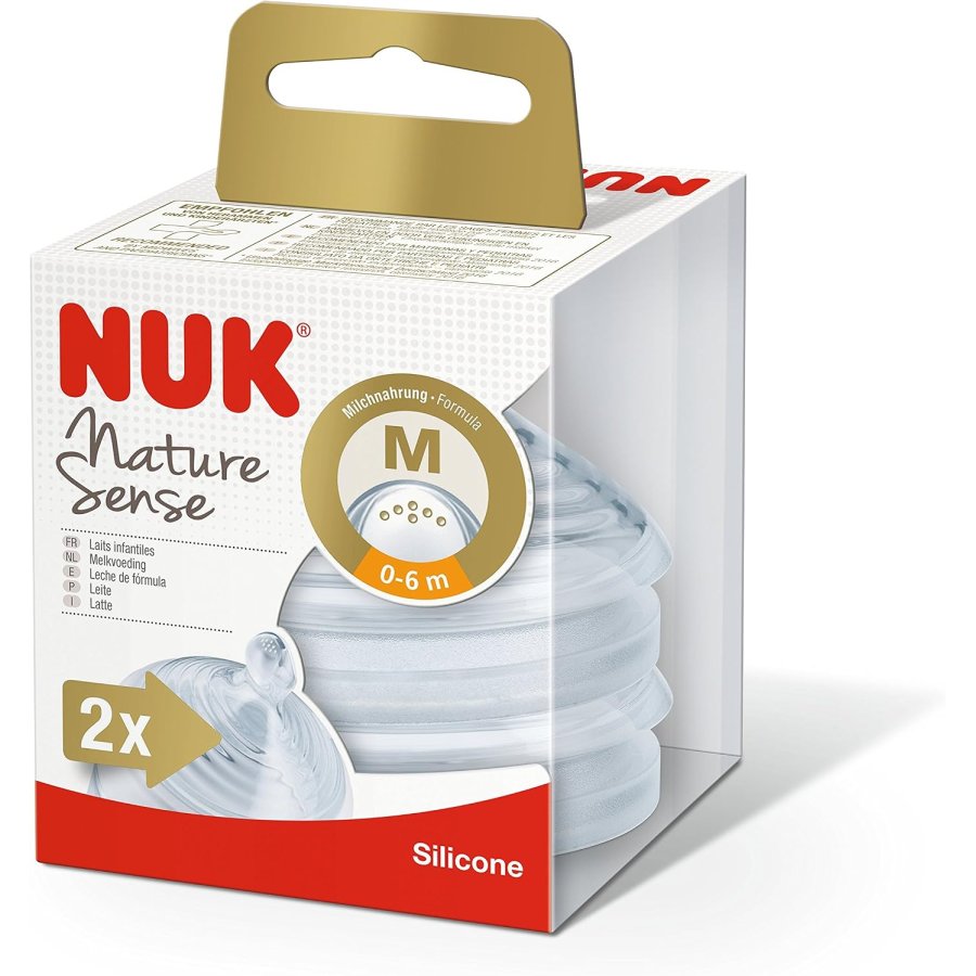NUK Nature Sense Tettarella 0-6 Mesi&nbsp;Taglia M