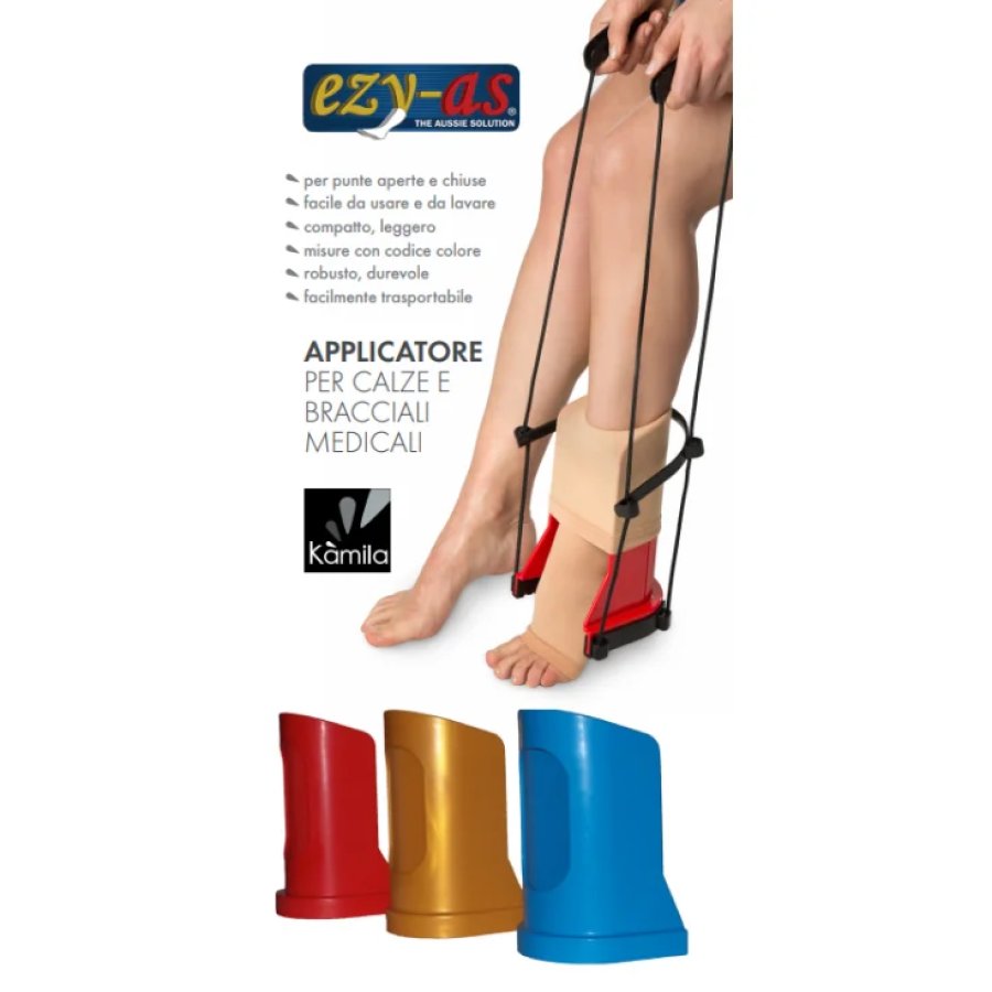 Ezy-As Applicatore per Calze e Bracciali Medicali, 1 applicatore M