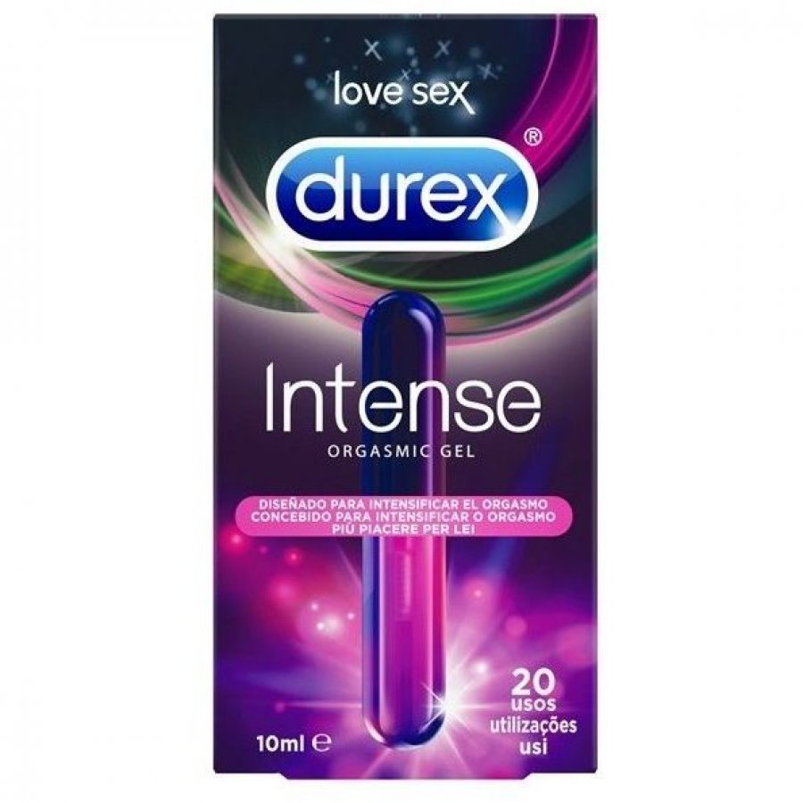 Durex - Intense Orgasmic Gel 10ml, Lubrificante Intimo per un Piacere Estremo