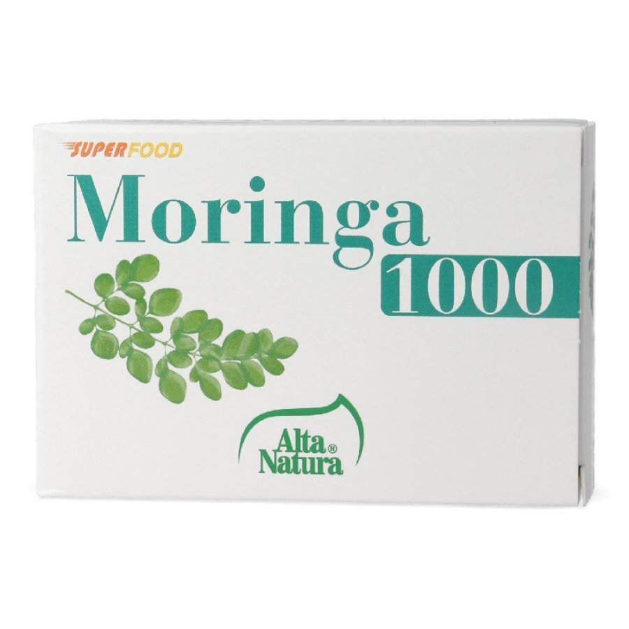 Moringa 1000 45 Compresse - Integratore Alimentare per Funzione Digestiva e Metabolismo dei Lipidi