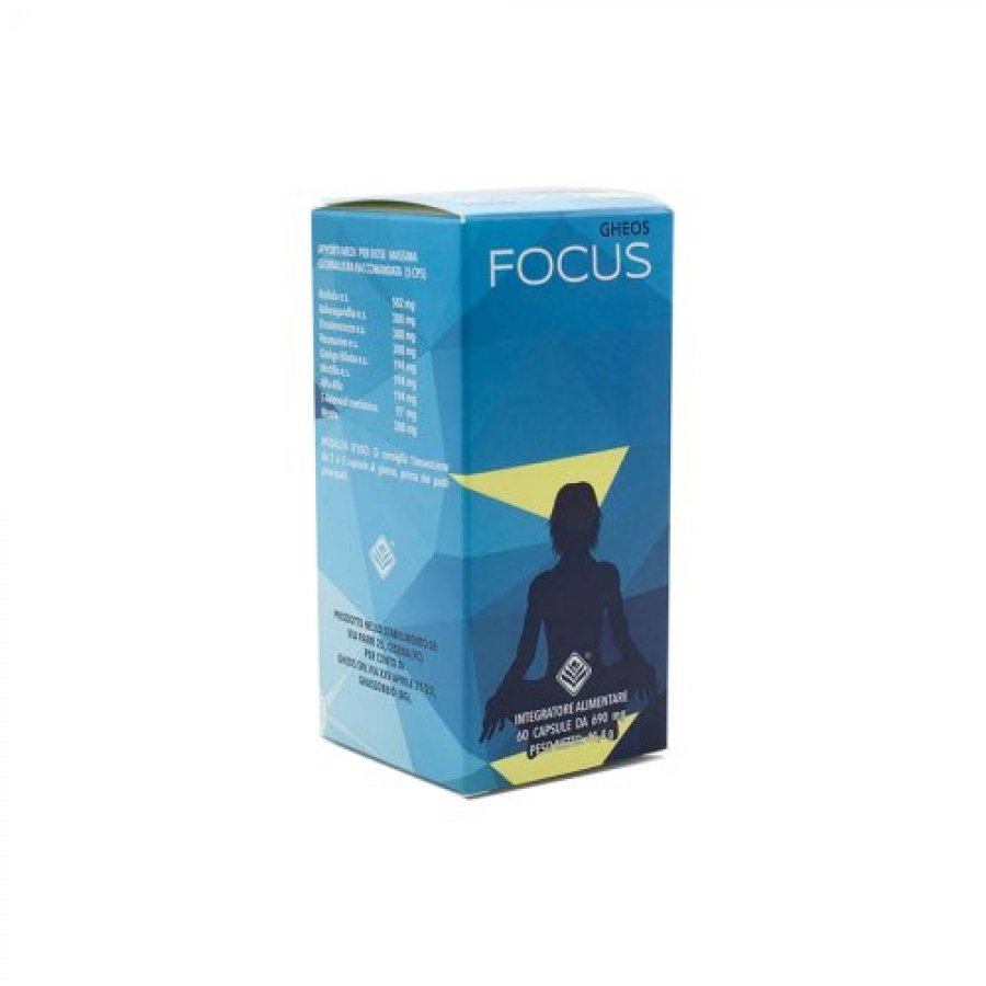 Focus 60 Capsule - Integratore per la Concentrazione e la Funzione Cognitiva di Alta Qualità