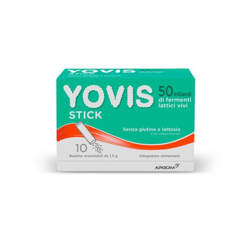 Yovis, Stick Fermenti per l'Equilibrio Flora Intestinale, 10 Bustine