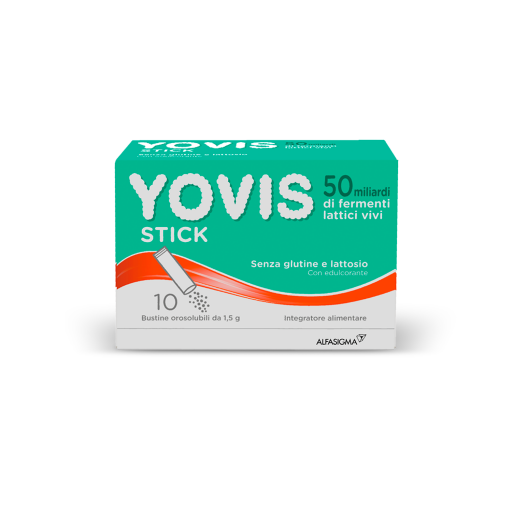 Yovis Stick 10 bustine - Integratore Probiotico per il Benessere Intestinale con Lactobacillus e Bifidobacterium