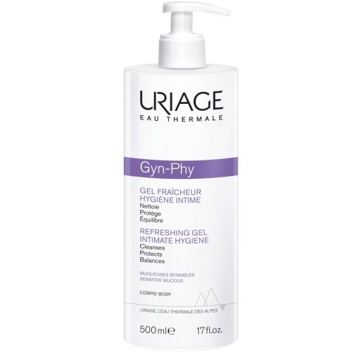 Uriage, Gyn Phy Gel Detergente Intimo Rinfrescante, 500 ml
