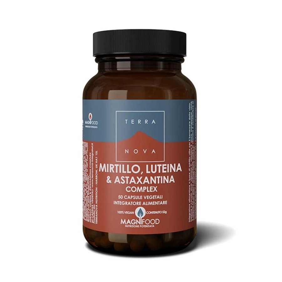 Terranova, Mirtillo Luteina Astaxantina Complex, 50 Capsule