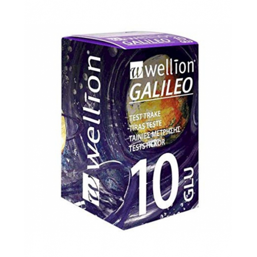  Med Trust Wellion Galileo Strisce Reattive GLU Misurazione Glicemia 50 Strisce