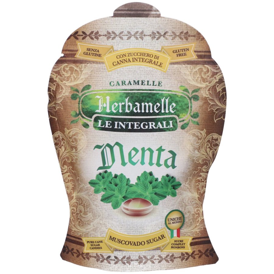 Herbamelle, Le Integrali Menta Caramelle, 75 g