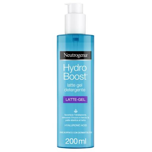 Neutrogena Hydro Boost Latte Gel Detergente Viso 200 ml