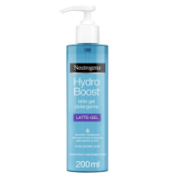 Neutrogena Hydro Boost Latte Gel Detergente Gel con Acido Ialuronico Struccante e Idratante 200 ml