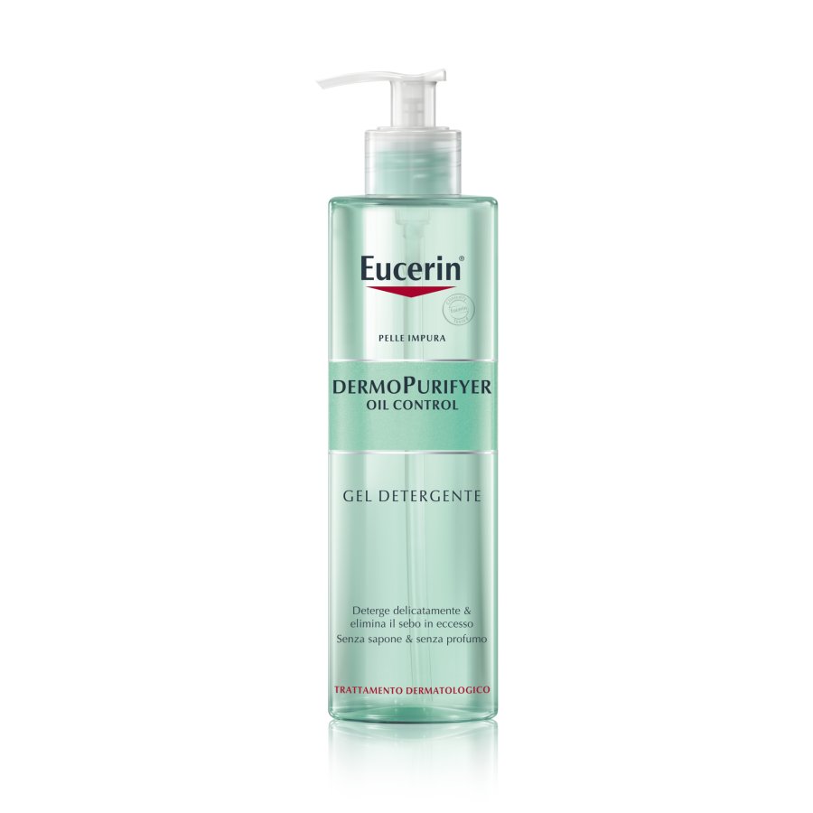 Eucerin DermoPurifyer Oil Control - Gel Detergente per Pelle Impura, 400ml