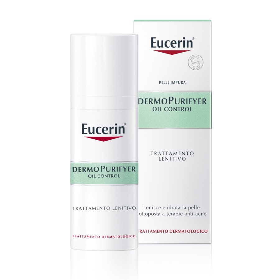 Eucerin DermoPurifyer Oil Control - Trattamento Lenitivo Pelle Impura, 50ml