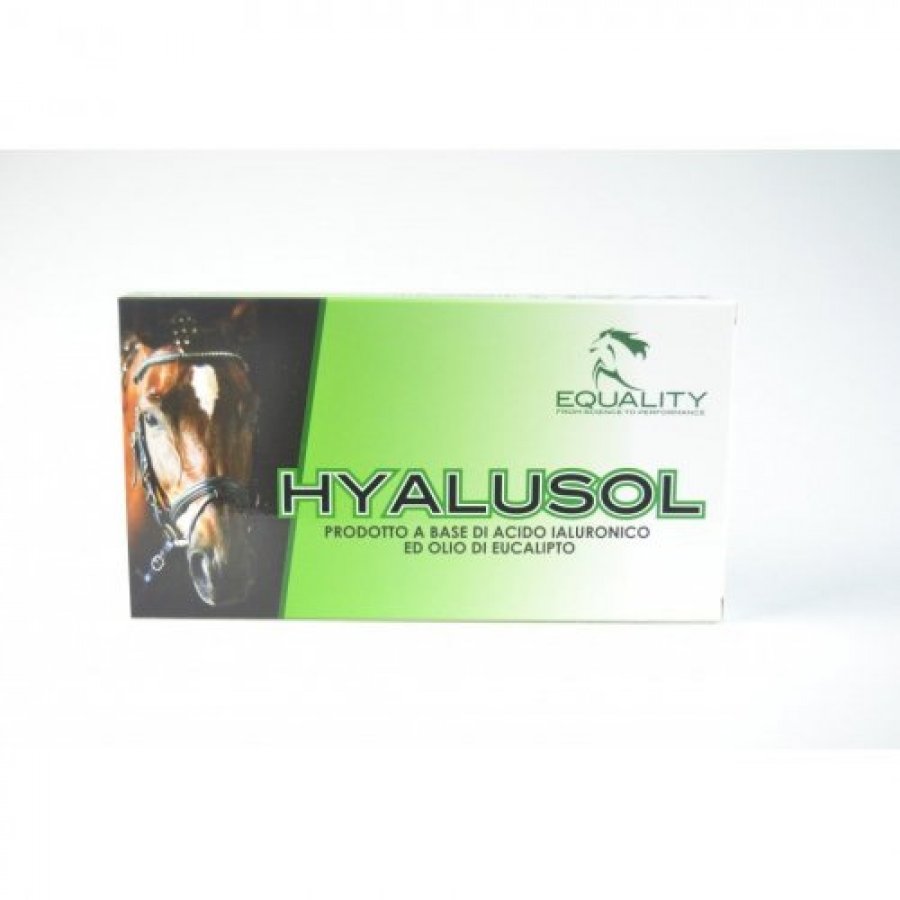 Hyalusol Aerosol Ambientale per Equini 10 Flaconi Monodose da 8ml - Idratante per L'ambiente dei Cavalli