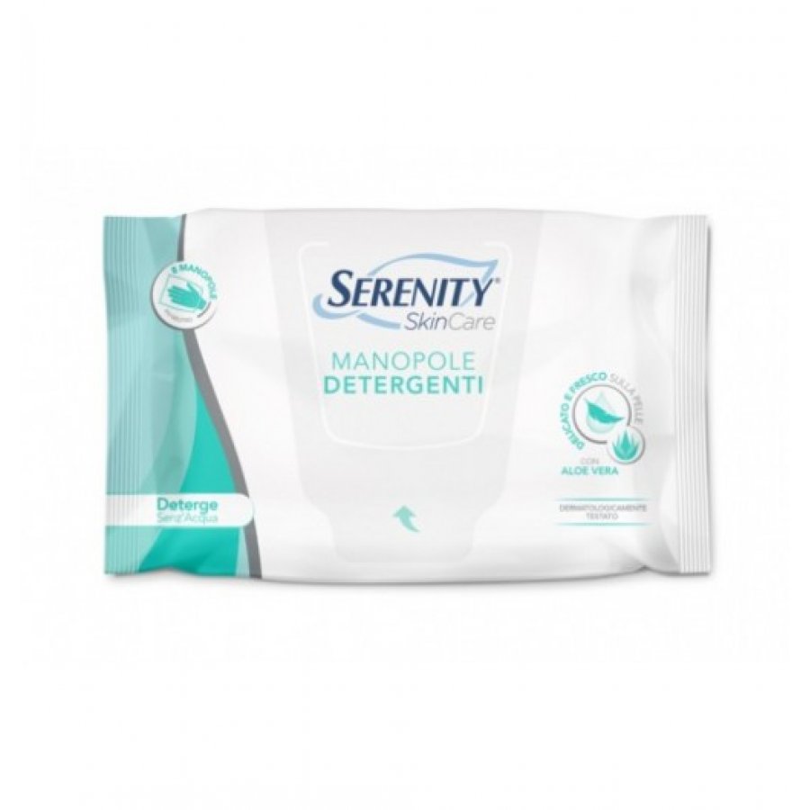 Serenity Skincare Manopole Detergenti - Confezione da 8 Pezzi, Ideali per la Cura della Pelle