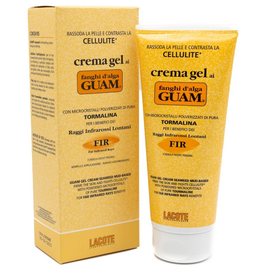 Guam Crema Gel ai Fanghi d'Alga Rassoda la Pelle 200 ml- Trattamento Anticellulite
