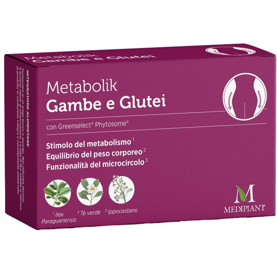 Metabolik Gambe e Glutei, 30 Capsule Metabolik Gambe e Glutei, 30 Capsule