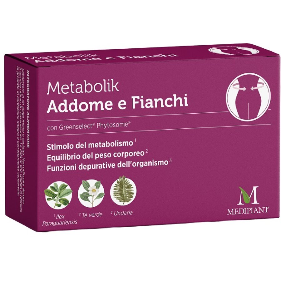 MEDIPLANT Metabolik Addome e Fianchi, 30 Capsule MEDIPLANT Metabolik Addome e Fianchi, 30 Capsule