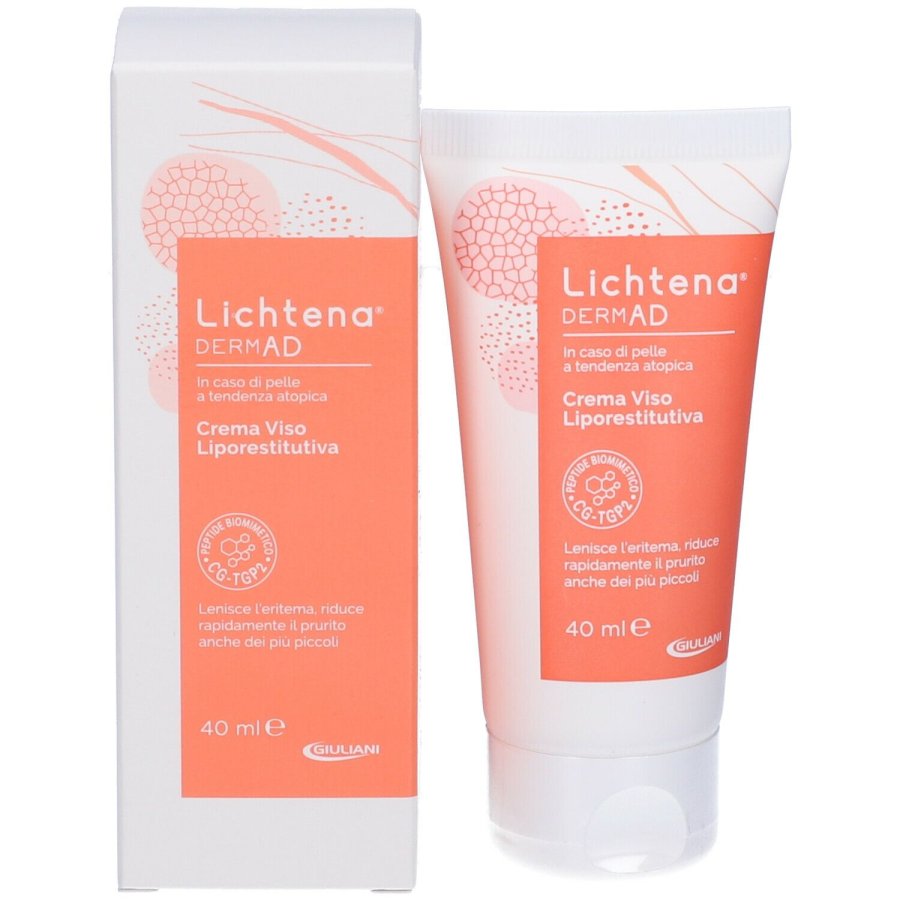 Lichtena Derm AD Crema Viso Liporestitutiva, 40 ml