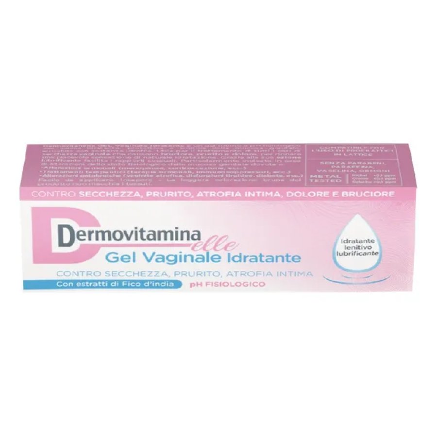 Dermovitamina, Elle Gel Vaginale Idratante, 40 ml