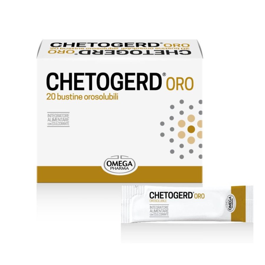 CHETOGERD ORO, 20 Bustine Orosolubili CHETOGERD ORO, 20 Bustine Orosolubili