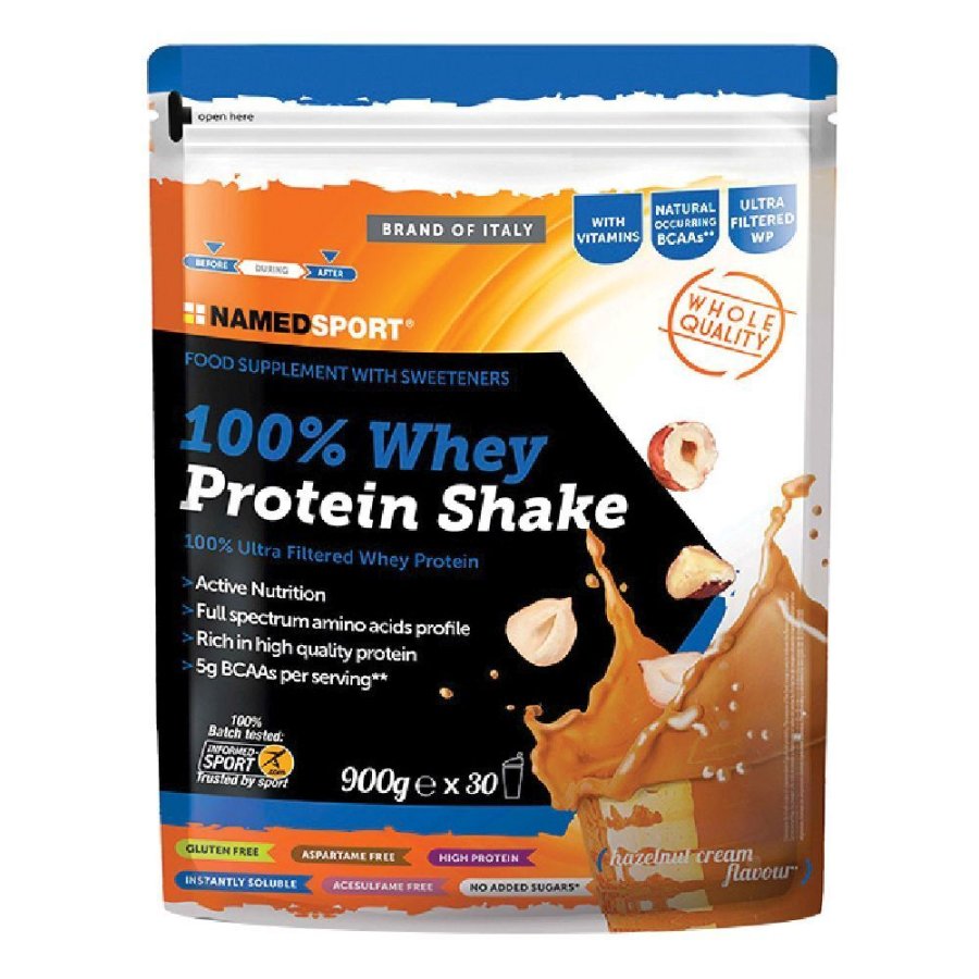 NamedSport, 100% Whey Protein Shake, 900 g